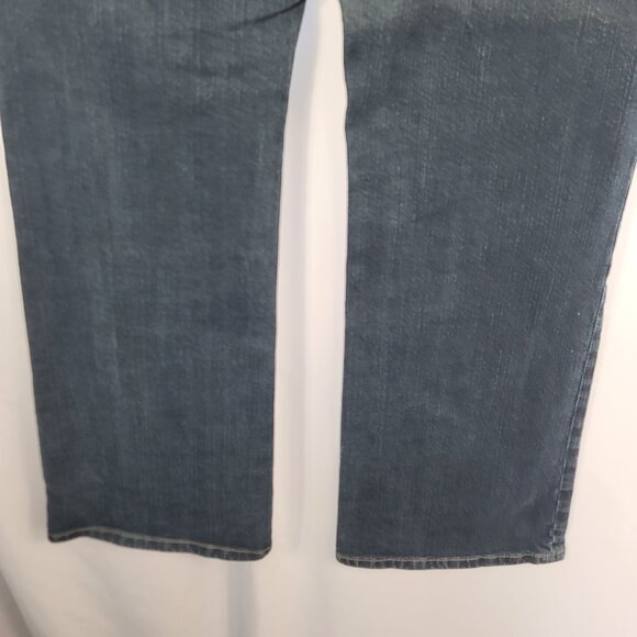 Chico's Platinum Bootcut Jeans Size 2.5 Dark Wash Women's Size 14 - Picture 10 of 12